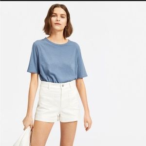 Everlane High Rise Patch Pocket Short in Bone Size 4